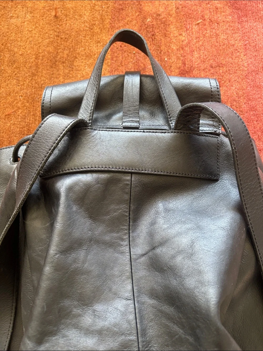 NWOT - Madewell 'The Transport Rucksack' Black Leather